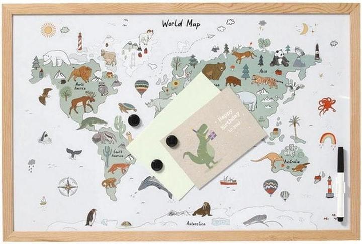 Actual product image Zeller Present World map (World map, 60 x 40 cm)