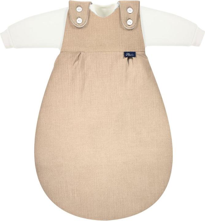 Produktbild Alvi Schlafsäcke Schlafsack Baby-Mäxchen 4 Season Mull - Sand-Beige (Ganzjahr)