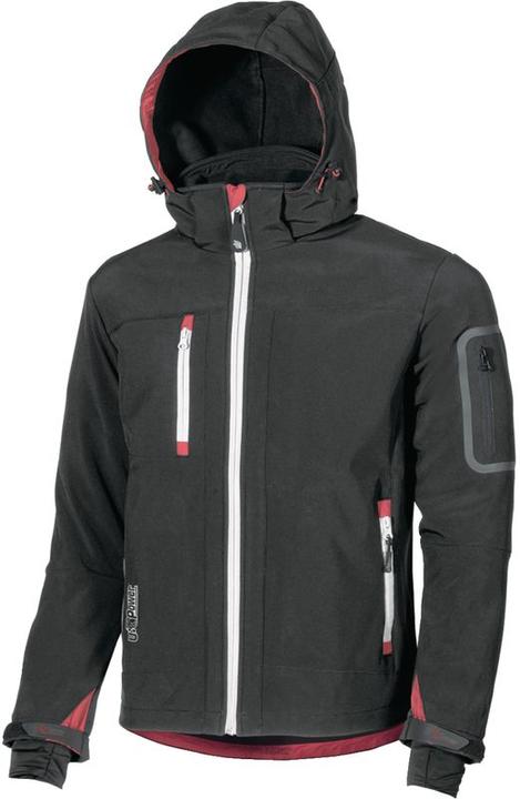 Produktbild U-Power Metropolis BLACK CARBON Softshell Jacke (4XL)