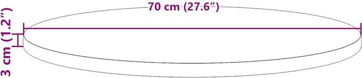 Produktbild VidaXL Gilli (Ø 70 x 3 cm)