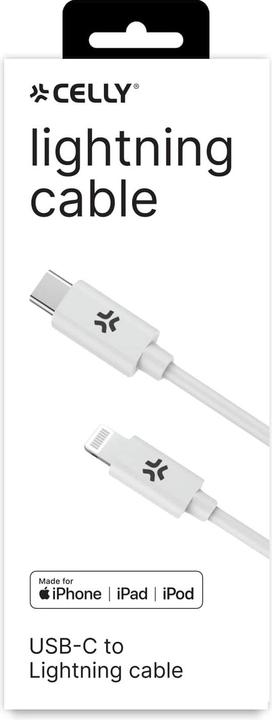 Produktbild Celly Lightning – USB Typ C (1 m, USB 3.2 Gen 2, 60 W)