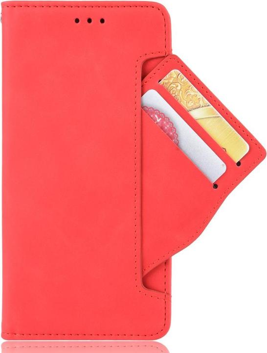 Image du produit Cover-Discount Galaxy S22 Ultra - Étui avec de nombreuses poches pour cartes rouges (Samsung Galaxy S22 Ultra)