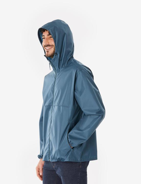 Produktbild Quechua Regenjacke Herren - Raincut Fullzip blau (M)