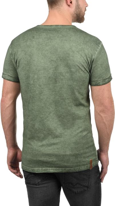 Immagine prodotto Solid Tihn T-Shirt A Maniche Corte Maglietta Da Uomo Con Collo Grandad In Cotone 100% (M)
