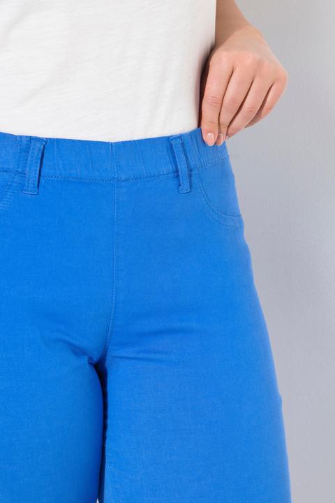 Produktbild Ulla Popken Jeansculotte Mary, weites Bein, Elastikbund (54)