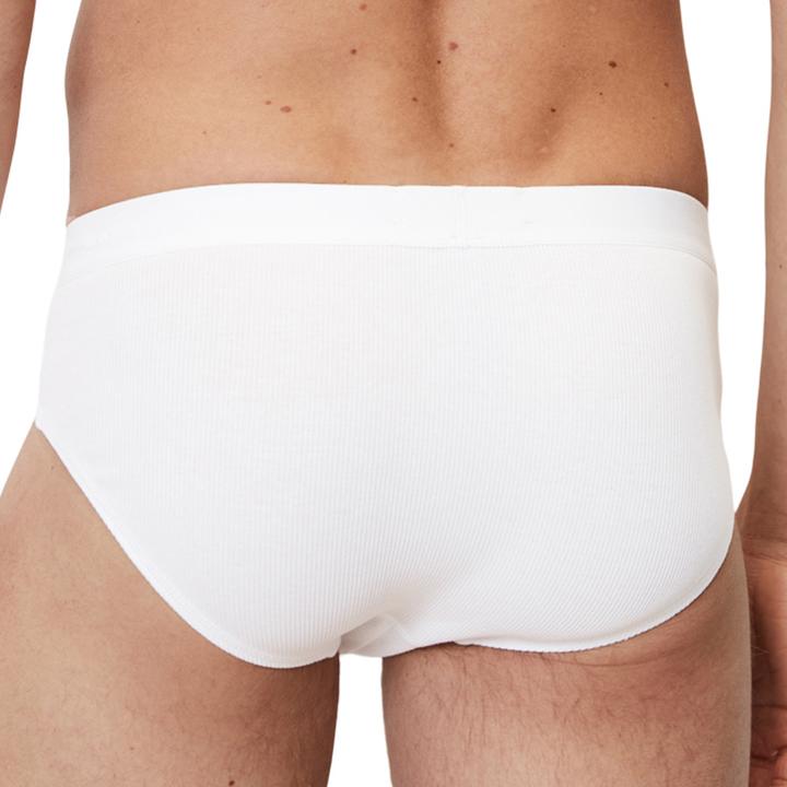 Produktbild Marc O'Polo 2er Pack Iconic Rib Organic Cotton Slip / Unterhose (L, 2er Pack)