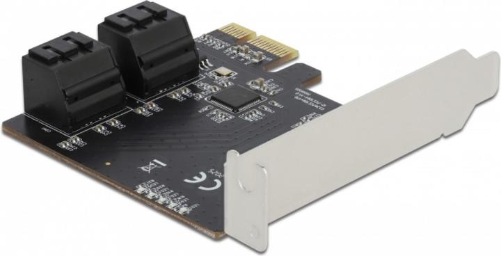 Actual product image Delock 90010 - PCIe x1> 4x SATA Low Profile - Serial ATA - SATA