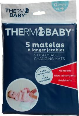 Image du produit Thermobaby 5 matelas à langer jetables (40 x 60 cm)