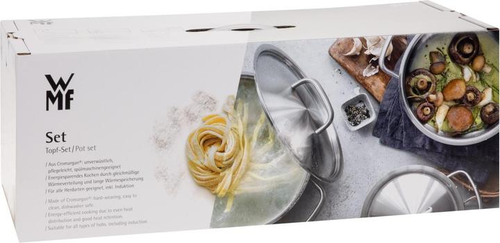 Produktbild WMF Topfset Induktion Kochtopfset 4tlg Glasdeckel Provence Plus (24 cm, Kochtopf, Edelstahl)
