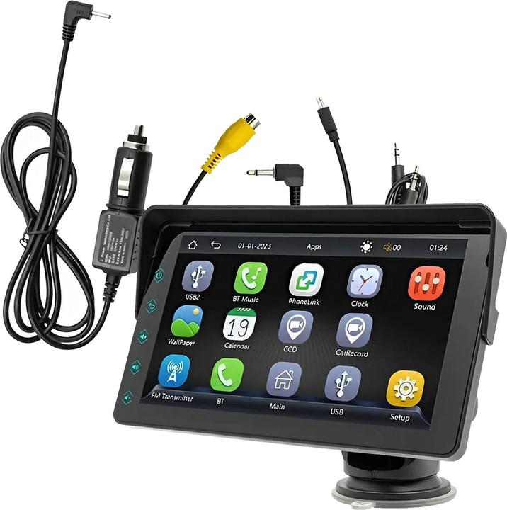 Immagine prodotto Avizar CarPlay 7" Display mit Android Auto (Auto Android, Apple Carplay)
