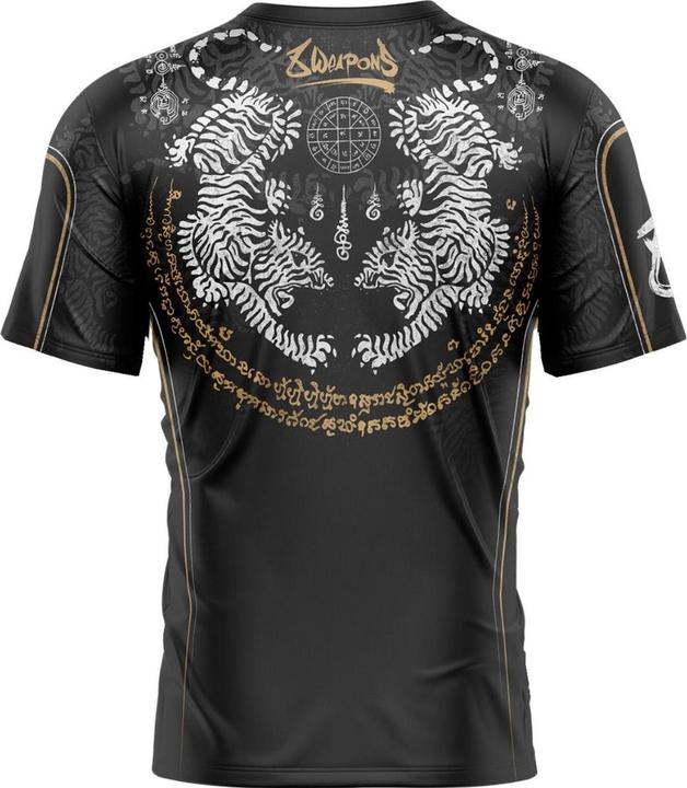 Actual product image 8Weapons Functional T-Shirt, Tiger Yant, black-yellow XL (XL)