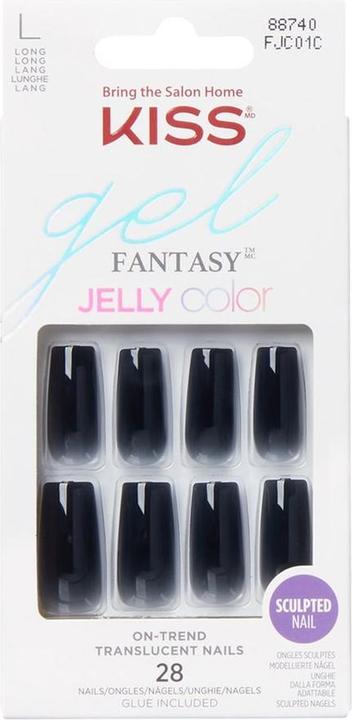 KISS Gel nails Gel Fantasy Jelly Color 28 pcs (Kunstnägel)