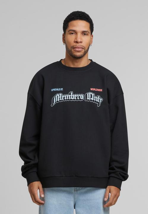 Actual product image Urban Classics Upscale Only Members Oversize Crewneck - 179337 (L)