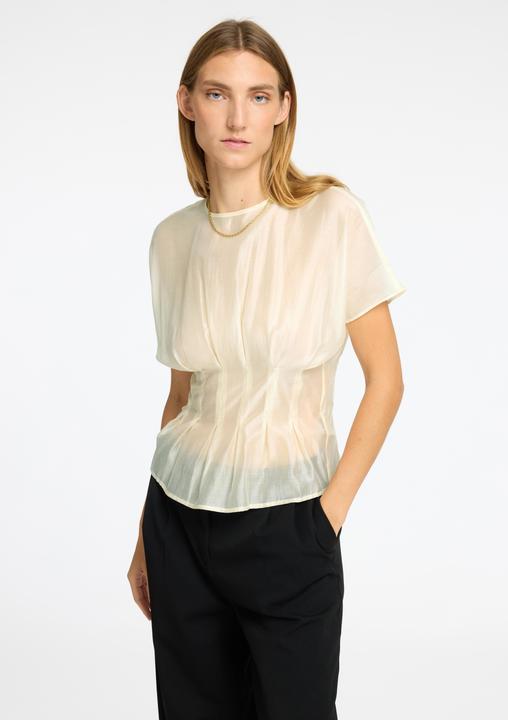 Actual product image Selected Femme Structured top with short sleeves (42)