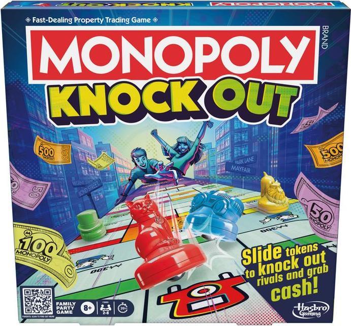Produktbild Monopoly Knockout Family Party Board Game - Amazon Exclusive (Lettisch, Estnisch)