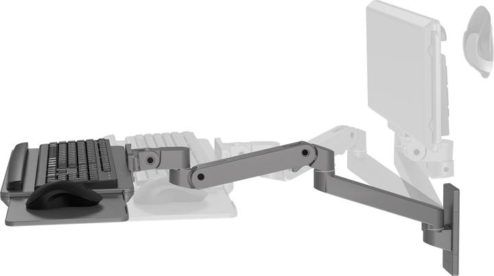 Actual product image Ergotron LX PRO ARM KEYBOARD TRAY WALL MOUNT darkgrey (Wall)