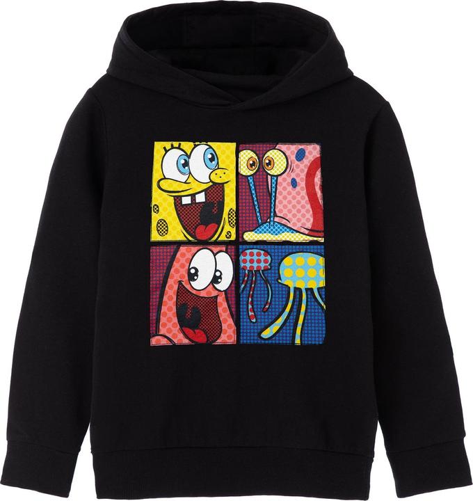 Immagine prodotto Spongebob Squarepants Felpa con Cappuccio Pop Art Bambini (140)
