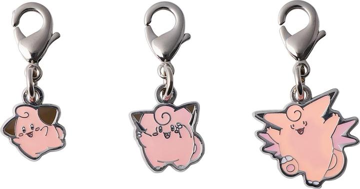 Pokémon Pokemon Center - Cleffa, Clefairy & Clefable Schlüsselanhänger - 3 Stück