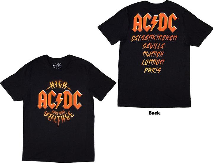 Actual product image AC/DC High Voltage Dive Bar Back Print (XXL)