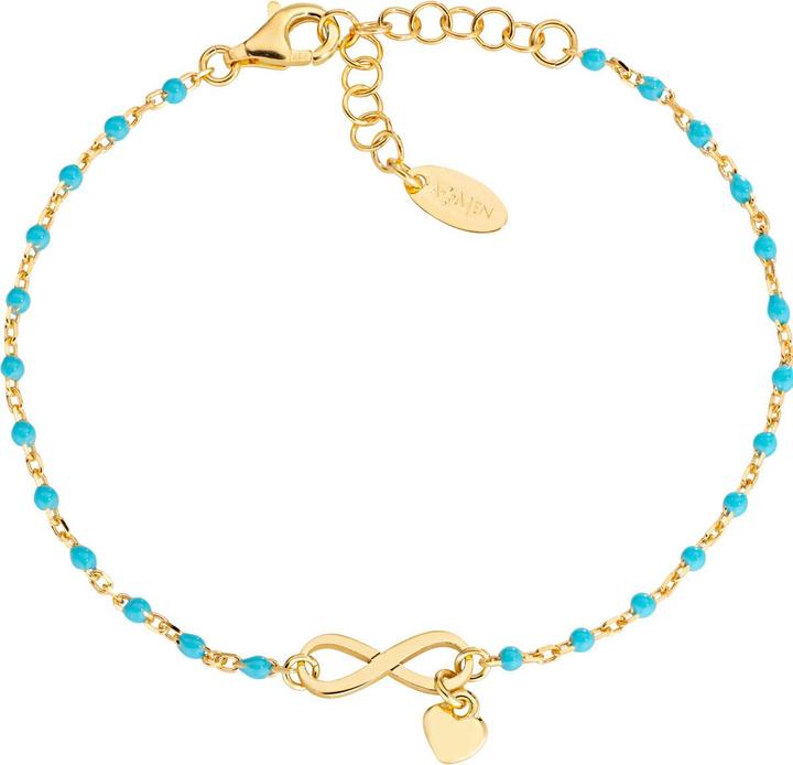 Amen Infinite Heart Armband (16 cm, Silber 925)