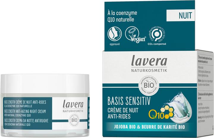 Image du produit Lavera Crème de nuit anti-rides Q10 (50 ml)