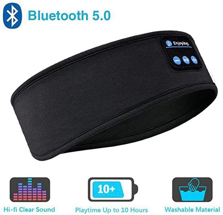 Produktbild PhoneLook Bluetooth Schlafmaske Kopfband mit integrierten Musik Lautsprechern