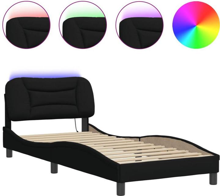 Image du produit VidaXL Cadre de lit avec tissu LED (80 x 200 cm)