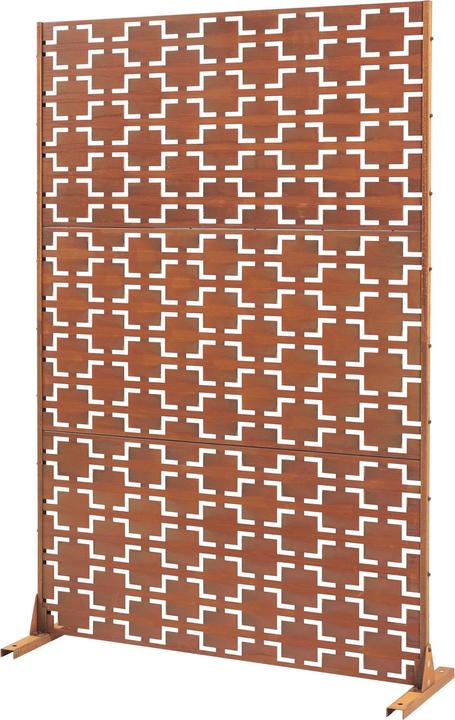 Image du produit Casa.Pro Trennwand Basciano Cortenstahl 180x120 cm Edelrost (180 x 120 x 40 cm)