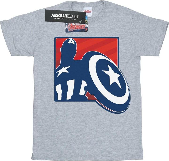 Avengers Captain America Umriss TShirt