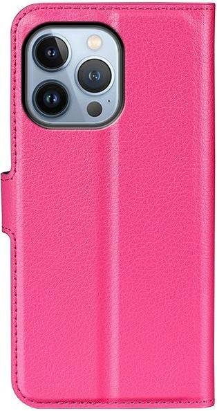 Actual product image MU Classic Litchi Leather Bookcover Series (Apple iPhone 14 Pro Max)