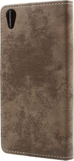 Image du produit MU Classic Couverture de livre en cuir au look vintage (Xperia XA1 Plus)