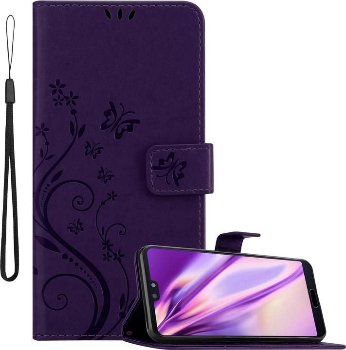 Produktbild Cadorabo Flower Book Cover (Huawei P20)