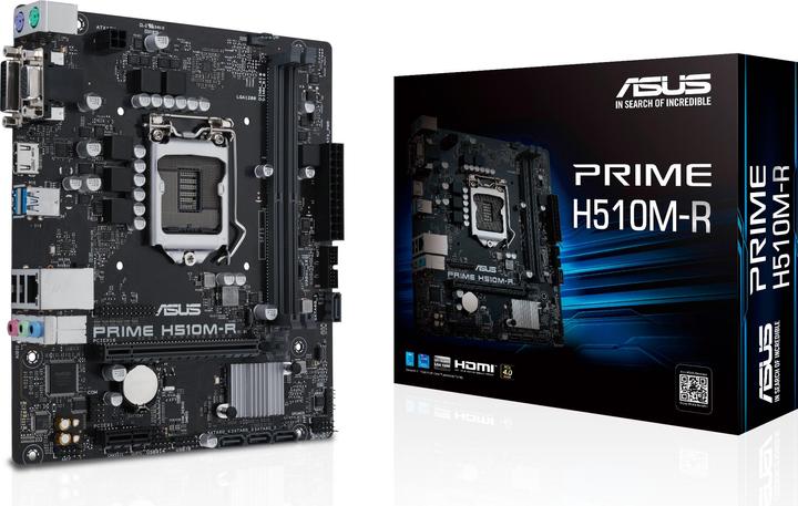 Actual product image ASUS PRIME H510M-R R2.0-SI (LGA 1200, Intel H510, mATX)