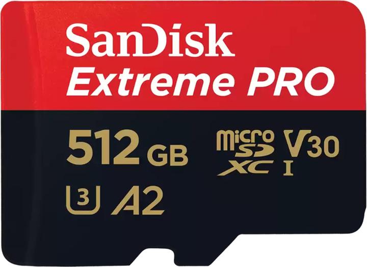 Immagine prodotto SanDisk Extreme PRO UHS-I V30 (512 GB, microSDXC, U3, UHS-I)