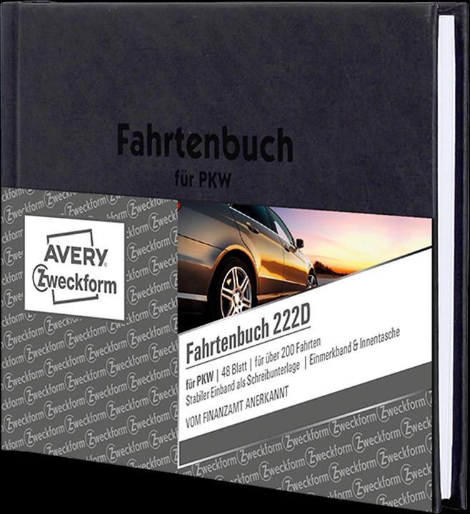 Produktbild Avery Fahrtenbuch (A6, Speziallineatur, Harter Einband)