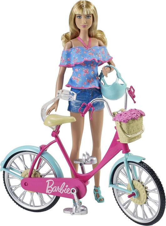 Image du produit Barbie Bicyclette - Poupée Mannequin - 3 ans et +