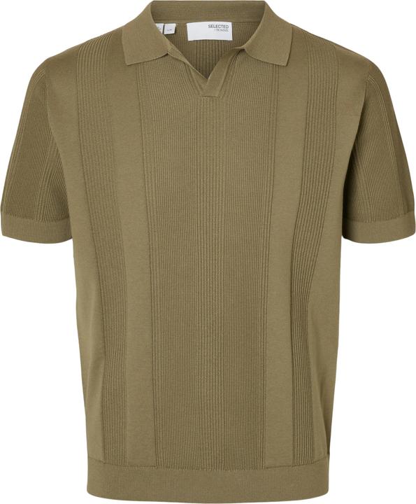 Selected Homme Slhchanning Ss Knit Structure Open Polo (L)