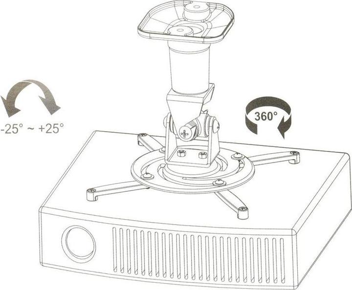 Produktbild PureMounts Spider Plus (Decke)
