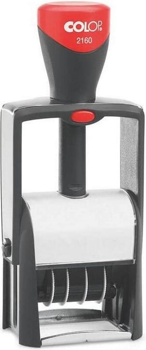 Actual product image Colop Word and date stamp 2160/RL red/black