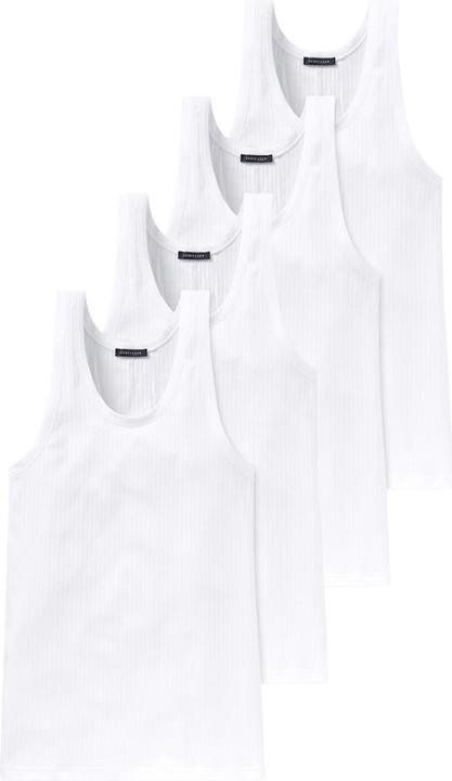 Schiesser 4er Pack Cotton Essentials Authentic Unterhemd