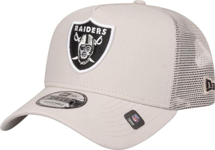 Actual product image New Era A-Frame Mesh Trucker Cap - Las Vegas Raiders stone