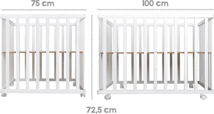 Produktbild Roba Laufgitter 100x75 Adam & Eule (73 cm, 98.50 cm, MDF)
