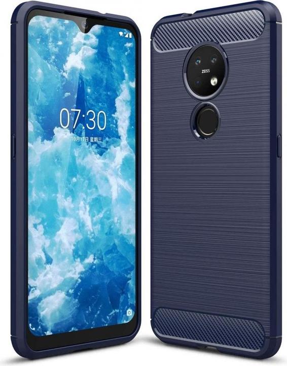 Image du produit Screenguard Étui Nokia 7.2 Carbon Brushed Soft TPU (Nokia 7.2)