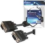 Produktbild MediaRange SVGA Anschlusskabel, VGA Stecker auf VGA Stecker, 10m, schwarz (10 m, VGA)