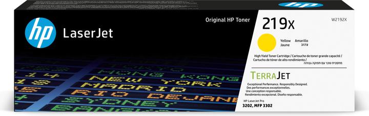 HP 219X Gelb Original LaserJet-Tonerkartusche mit hoher Reichweite, 2500 Seiten, Gelb, 1 Stück(e) (Y)