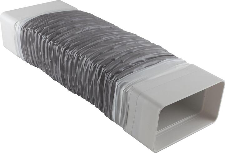 IKM Flachkanal Adapter für Dunstabzug flexibel Kunststoff, Adapterystem 100