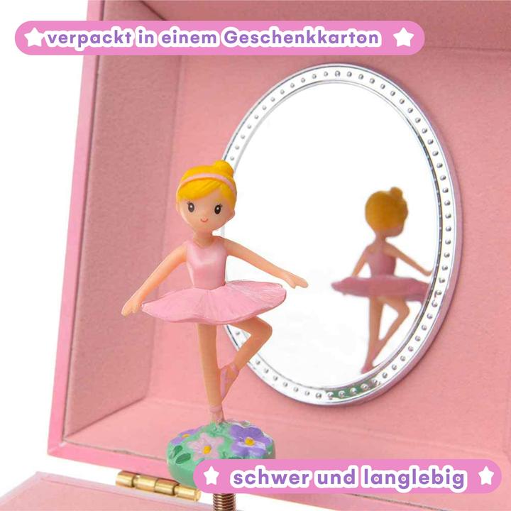 Produktbild Only-Bags.Store Schmuckkästchen mit Spieluhr mit drehender Ballerina