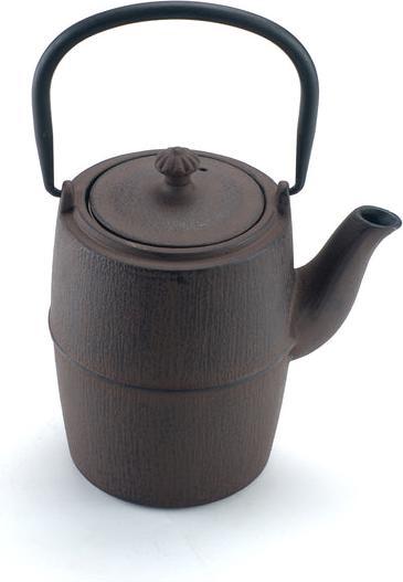 Actual product image Fischer² Cast Iron Teapot Tree Trunk (0.90 l)