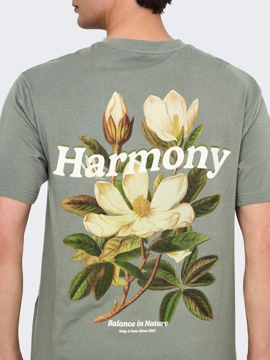 Actual product image Only & Sons Onskeane Rlx Ss Print Tee Noos (M)