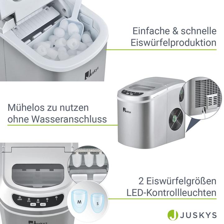 Actual product image Juskys IcyCube, silver